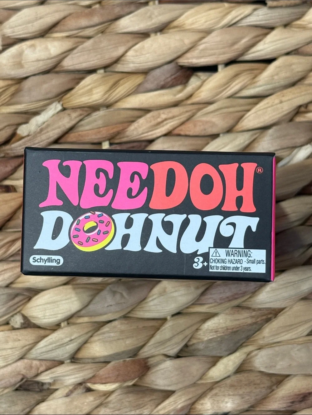 Schylling Needoh DohNut Pink Squishable Toy